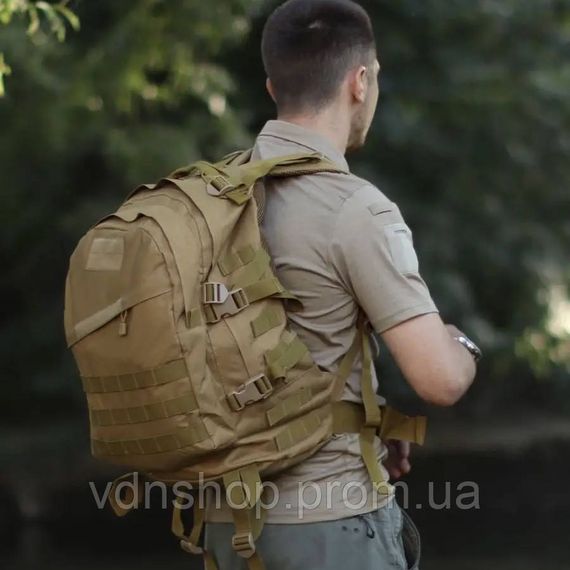 Військовий спецрюкзак, Рюкзак наплічний тактичний, Рюкзак військовий бойовий Якісний тактичний NJ-27 | Зображення 4