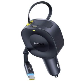 АЗУ Baseus PrimeTrip VR2 45W with retractable cable (2USB-C) (C02069) Cosmic Black