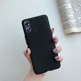 Чохол Candy Silicone для Oppo A17 / A17K колір Чорний