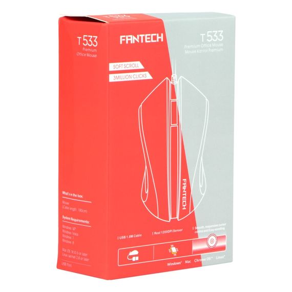 USB Миша FANTECH T533 М'ята упаковка | Зображення 4