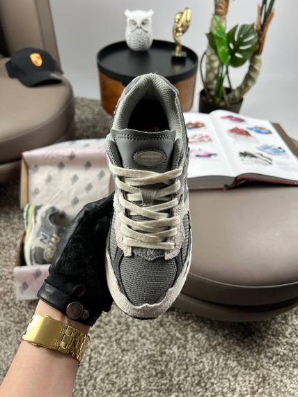 Кросівки New 2002R New Grey Beige Green , текстиль , В'єтнам 40 25.5 см | Зображення 5