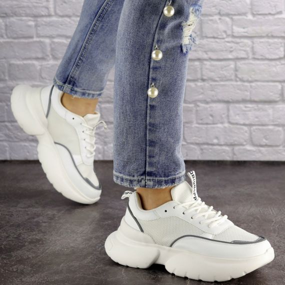 Женские кроссовки Fashion Choe 1583 37 размер 24 см Белый | Зображення 2