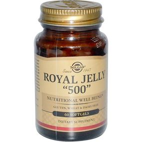 Натуральная добавка для иммунитета Solgar Royal Jelly "500" 60 Softgels