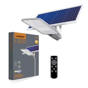 Світлодіодний вуличний ліхтар автономний VIDEX 30W 5000K