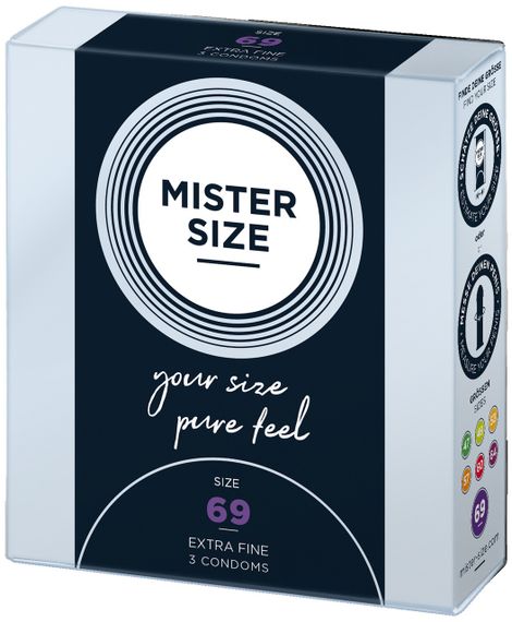 Презервативы Mister Size 69 mm (3шт) sexstyle