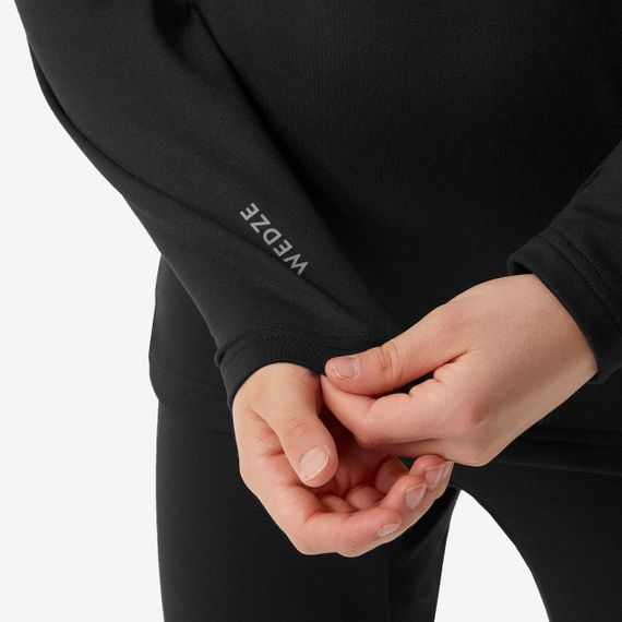 Термофутболка дитяча 500 для лижного спорту чорна - 10 р 133-142 см | Зображення 3