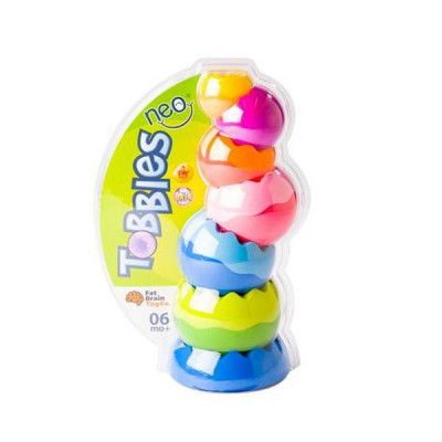 Развивающая игрушка Fat Brain Toys Пирамидка-балансир Tobbles Neo (F070ML) | Зображення 1