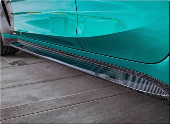 Накладки на пороги V5 (для G80, Карбон) для BMW 3 серия G20/21 2018- гг | Зображення 4