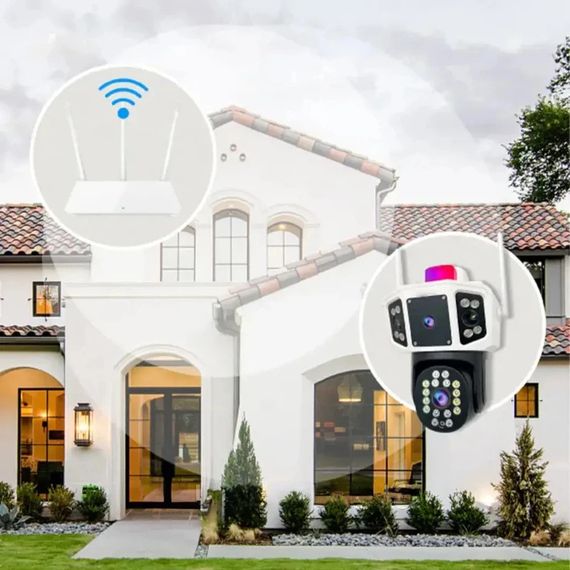 Вулична WiFi камера 4Мп з двома об'єктивами XPRO YC101 (234574568_1345) | Зображення 3