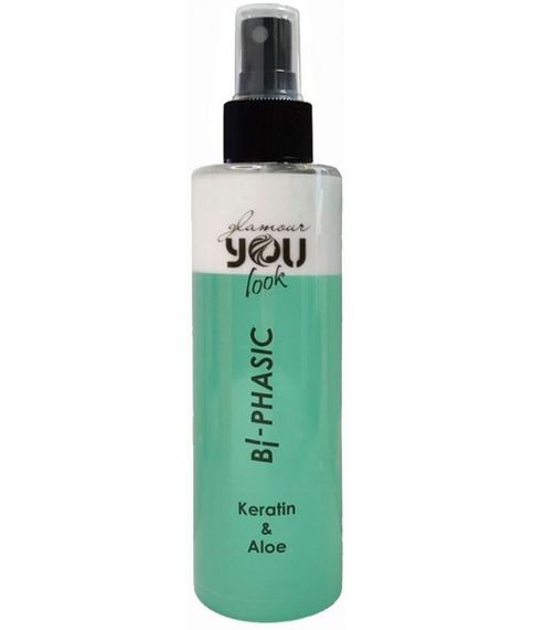 Двухфазный спрей-кондиционер You Look Professional Glamour Bi-Phasic Keratin & Aloe 200 мл