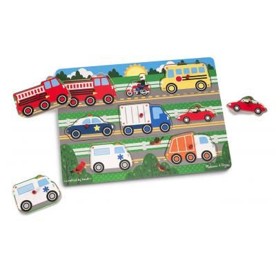 Розвиваюча іграшка Melissa&amp;Doug Пазл Вгадай машинку (MD19051) | Зображення 2