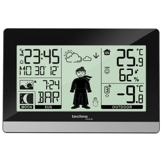 Метеостанція Technoline WS9612 Black (WS9612) | Зображення 1