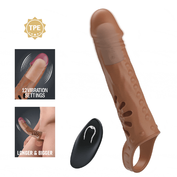Вибронасадка на член - Pretty Love Penis Sleeve Sex Aura | Зображення 2