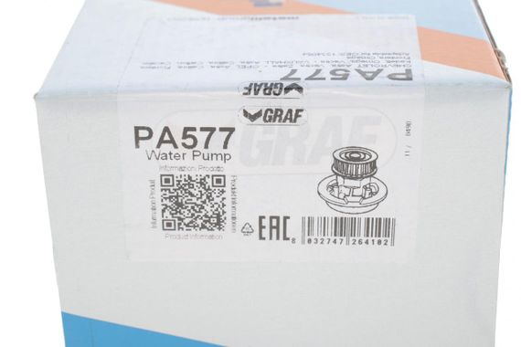 Помпа воды Opel Astra F Omega A B Vectra A B 1.6 1.8i 2.0i 88-02 25z  B B  8лоп  PA577 | Зображення 2