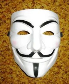 Маска Вендета гай фокс V Vendetta Біла