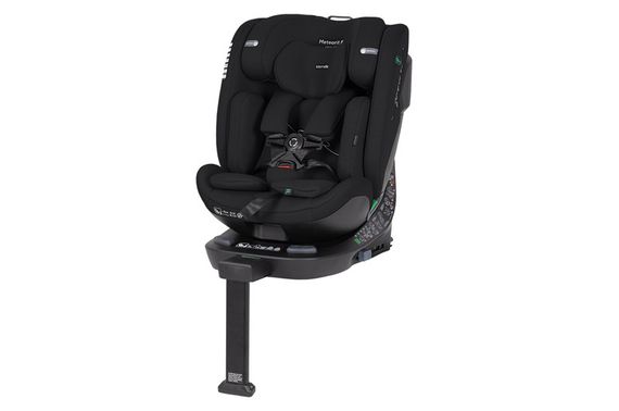 Автокресло CRL-15101 "Meteorit F" Midnight Black 40-150 i-Size, ISOFIX, поворот, опорная стойка CARRELLO