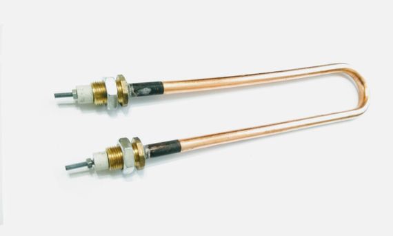 Тен мідний 2500w D 11 штуцер м 11 штуцер м 18 водяний дистиляторний