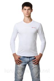 Реглан мужской микролакоста -  чоловічий реглан футболка (Білий) - S, XL XXL 3XL - лише залишились!!!