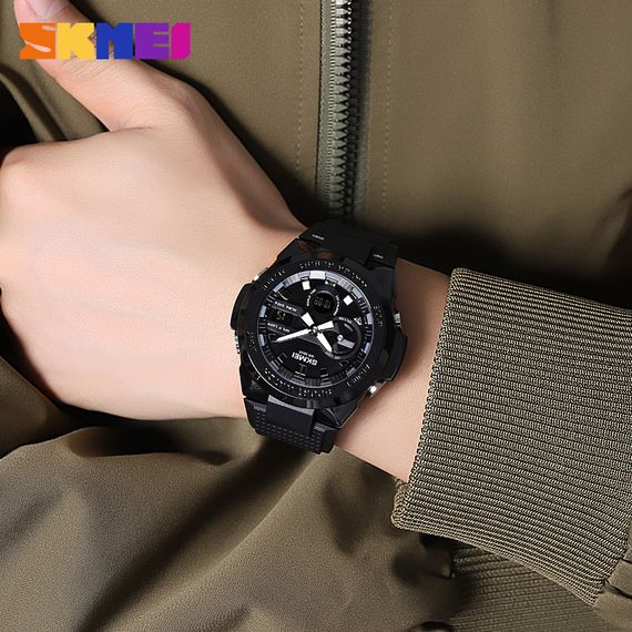 Чоловічий годинник Skmei 2105BK Black | Зображення 2