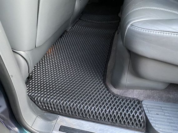 Коврики (2007-2012, EVA, черные) для Toyota Land Cruiser 200 | Зображення 2