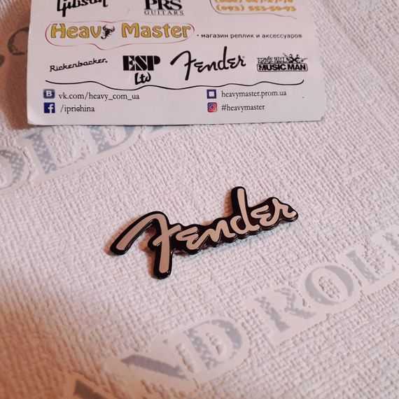 Деколь логотип Fender наклейка для комбіка Fender Champion комбопідсилювача або електрогітари | Зображення 5