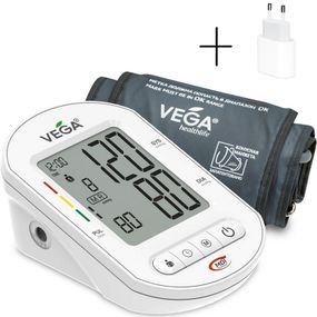 Тонометр VEGA 2H Basic Type-C с адаптером и оригинальной манжетой Vega 22-42см на плечо гарантия 5 лет