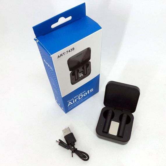 Наушники TWS MiPods PRO+LCD MI | Беспроводные наушники | Bluetooth наушники | Блютуз наушники в кейсе | Зображення 2