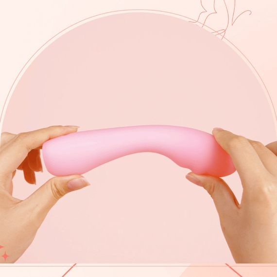 Вибратор для точки G BeYourLover Cloud IPO, розовый, 15.3 х 3.6 см Sex Aura | Зображення 2