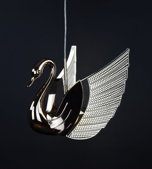 Люстра світлодіодна підвісна LED світильник для квартири на стелю лед 26563 Золото 30-150х17х18 см. | Зображення 3