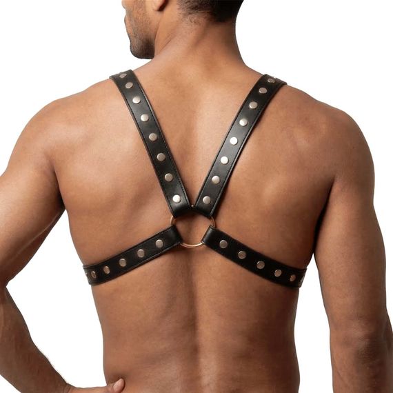 Чоловіча портупея Art of Sex - Spartacus, натуральна, колір чорний, розмір XS-M | Зображення 1