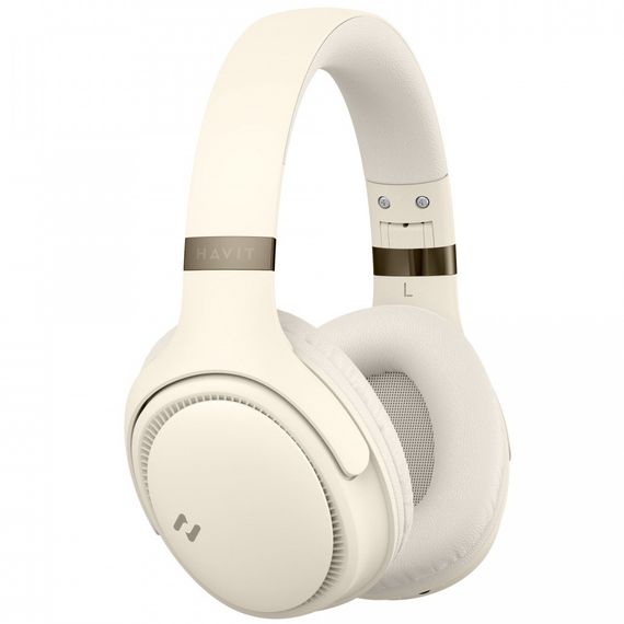 Бездротові навушники з мікрофоном HAVIT HV-H630BT Beige, до 55 год роботи на одному заряді | Зображення 3