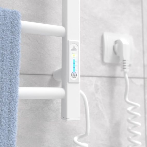 Электрическая полотенцесушилка Laris Зебра Альфа ЧФ8 400 х 800 Е (подкл. справа) R3 | Зображення 4