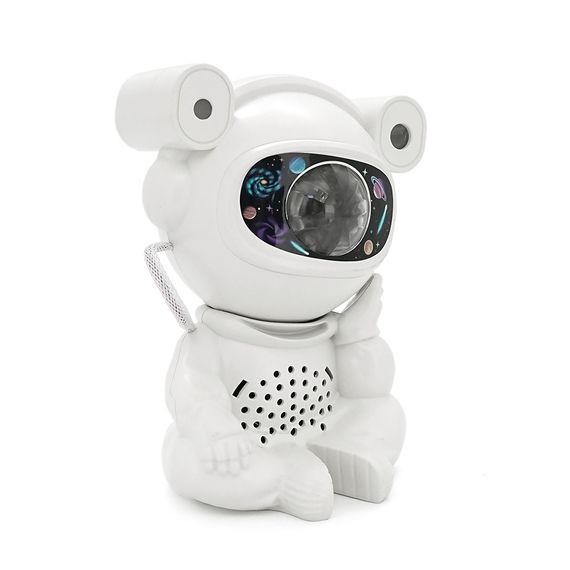 Нічник-проєктор YT730 Астронавт+ Bluetooth колонка, пульт, кабель USB, White, Box