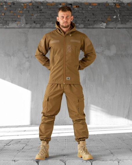 Тактичний костюм софтшел кайот patagonia t НП4975