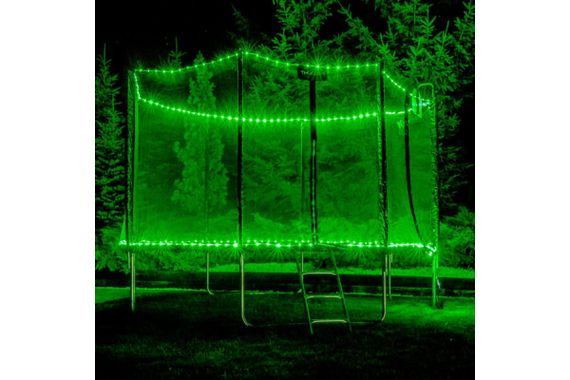 Батут із внутрішньою сіткою THUNDER OUTSIDE PRO 8FT 244 см Black/Pink | Зображення 2