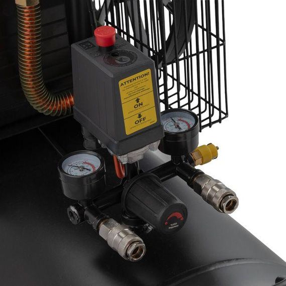 Компресор STROM, 100 л, 10 атм, 250 л/хв INTERTOOL PT-0012 | Зображення 5