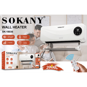 Настінний обігрівач Sokany SK-18036 2000 Вт 57,5 x 15,5 x 22,5 см