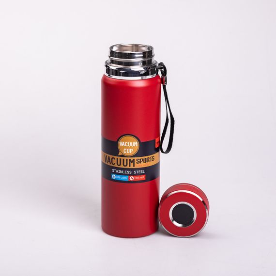 Термос Vacuum Sports  с датчиком температуры 1 л красный HP-14-30R | Зображення 2