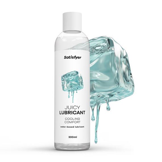 Лубрикант на водній основі Satisfyer Juicy Lubricant Cooling Comfort water based 300 мл | Зображення 1