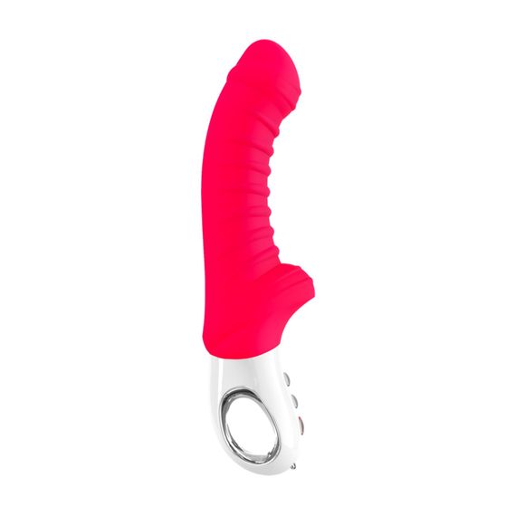 Вібратор для точки G Fun Factory TIGER india red, ребристий, підходить для анальної стимуляції | Зображення 3