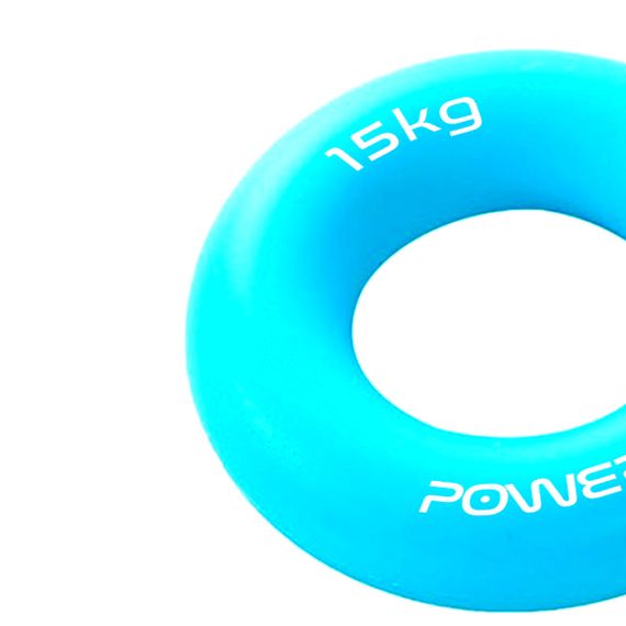 Еспандер кистьовий силіконовий Паверплей PP-4324 Hand Grip Ring Light 15 кг. Блакитний | Зображення 2