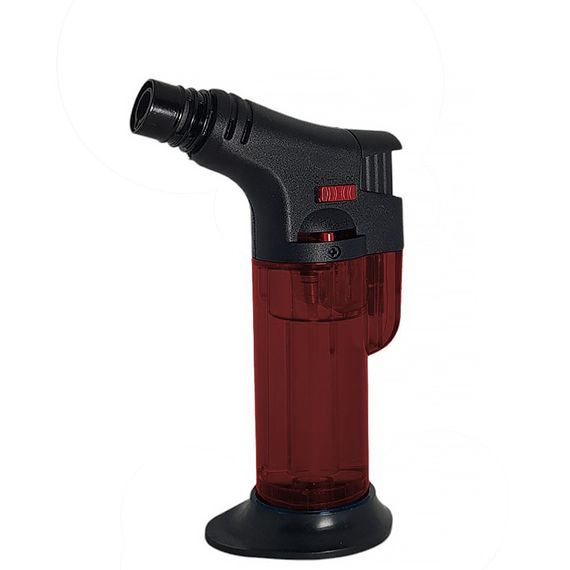 Зажигалка Турбо Пламя Боковая "Jet Lighter Red"