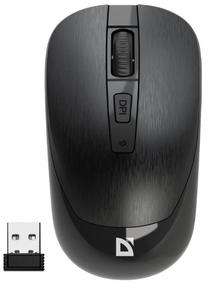 Мишка Defender Wave MM-995 Silent Wireless Black (52995)