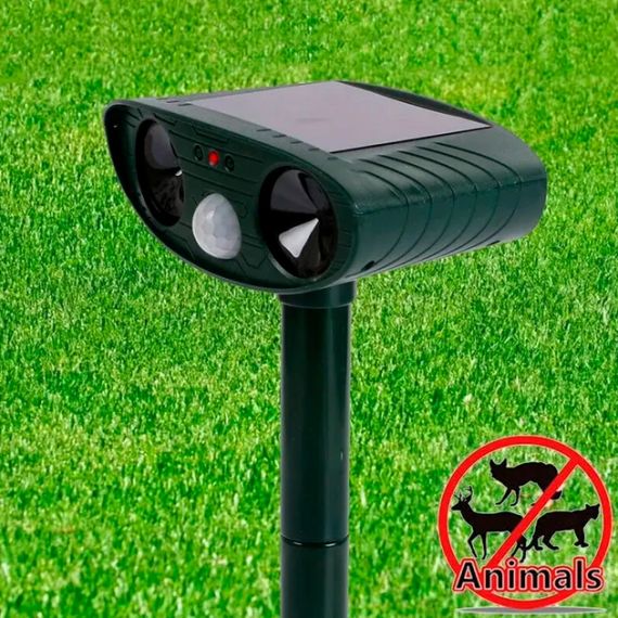 Ультразвуковой отпугиватель BauTech животных от солнечной панели Зеленый | Зображення 6