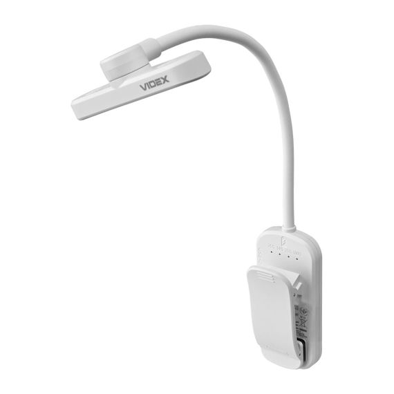 Світлодіодний світильник акумуляторний для читання VIDEX VL-NL134W White | Зображення 2