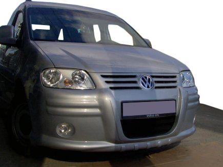 Передній бампер (накладка, під фарбування) для Volkswagen Caddy 2004-2010 рр | Зображення 1