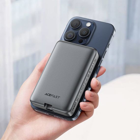 Портативний ЗП Power Bank Acefast M10 PD30W з БЗП 10000 mAh Black | Зображення 5