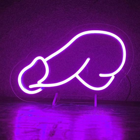 Неоновий світильник Пеніс big 500х300 acr-n000107 | Зображення 4