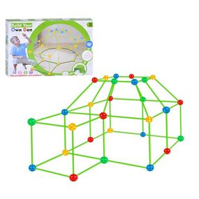 Детский конструктор "Build your own den" 2020-46 каркас, шарики, палочки
