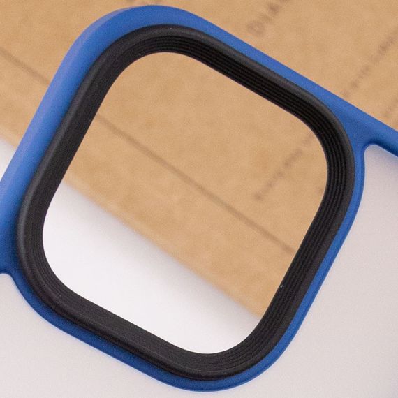 TPU+PC чохол Metal Buttons для Apple iPhone 14 (6.1") TPU+PC, Блакитний | Зображення 4